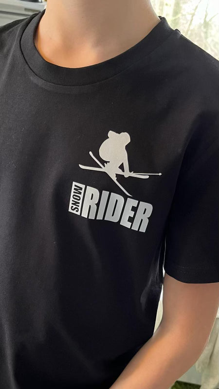 Snowrider ski T-shirt - Black